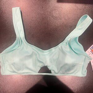 NWT XL (15-17) Womens Bikini Top Two Piece Bathing Suit Top